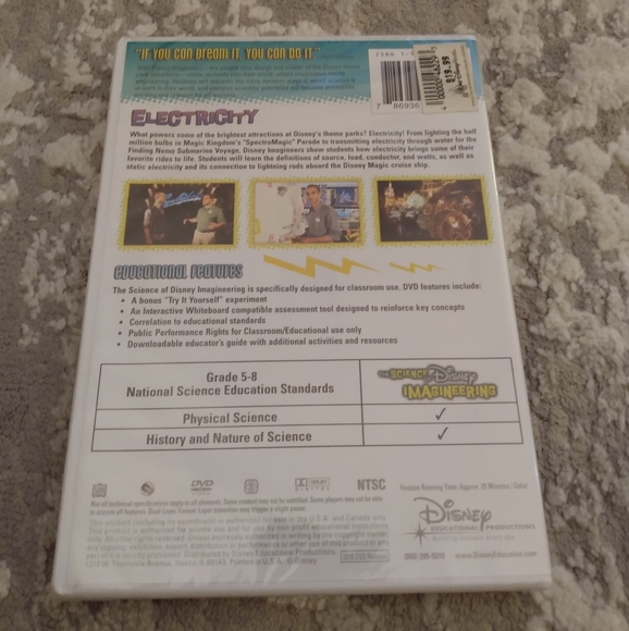 Vintage The Science of Disney Imagineering Electricity DVD - Picture 5 of 6
